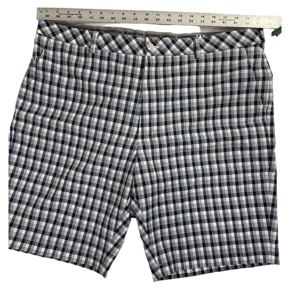 Walter Hagen 11 Majors Navy Plaid Golf Shorts Size 42 - Picture 7 of 10